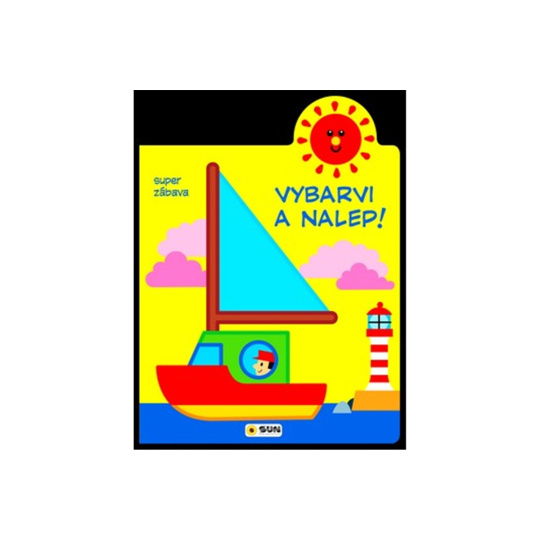 Vybarvi a nalep! - Loďka - super zábava