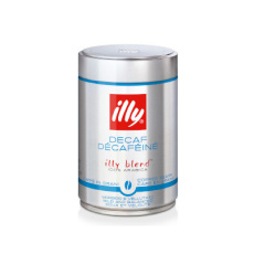 Illy Decaffeinato dóza zrnková káva 250 g