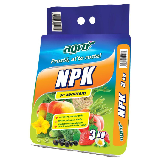 hnojivo NPK 3kg AGRO