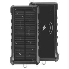 Solární powerbanka VIKING W24W 24000mAh, QC3.0, bezdrátové nabíjení