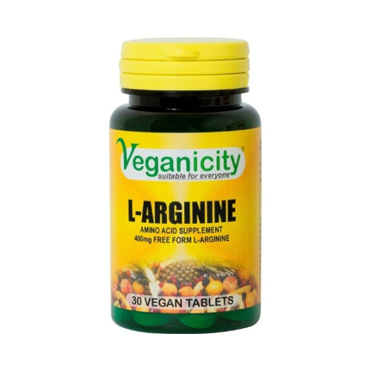 Veganicity L-Arginine 400mg, 30 vegan tablet>