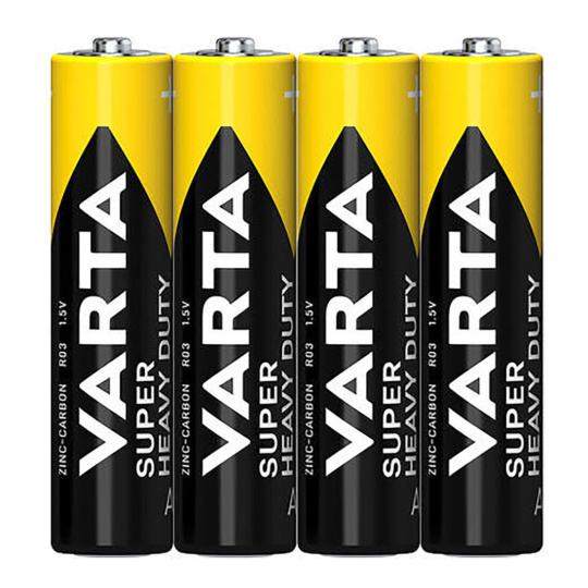 baterie mikrotužková AAA R03 SuperLife Zn (4ks) VARTA