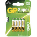 GP baterie alkalická SUPER AAA/LR03/24A ; BL4