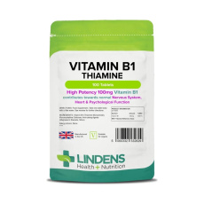 LINDENS Health + Nutrition Vitamín B1 (Thiamin) 100 mg, 100 tablet>