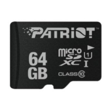 Patriot/micro SDHC/64GB/80MBps/UHS-I U1 / Class 10