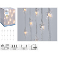 osvětlení vánoční 0,9x2m 50LED ZÁVĚS, HVĚZDY