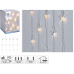osvětlení vánoční 0,9x2m 50LED ZÁVĚS, HVĚZDY