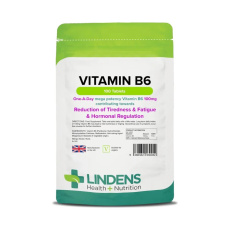 LINDENS Health + Nutrition Vitamín B6 (Pyridoxin hydrochlorid) 100 mg, 100 tablet>