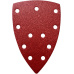 výsek brusný 100x150x150mm zr.100 SZ, 11 otvorů (5ks)