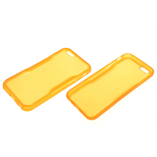 Plastové pouzdro na iphone 6, 4.7 - Oranžové