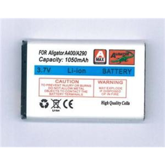 Aligator baterie A290/A330/A400/A500, 1050mAh
