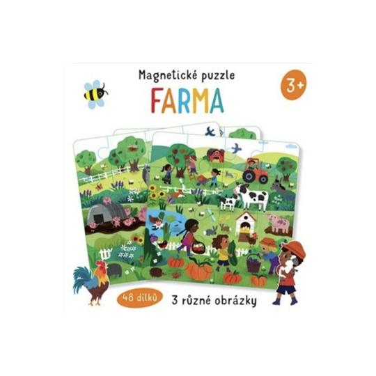 Magnetické puzzle Farma