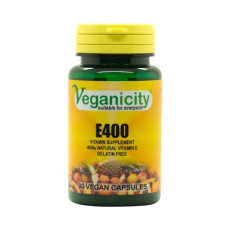 Veganicity E400 - Vitamín E, 30 vegan kapslí>