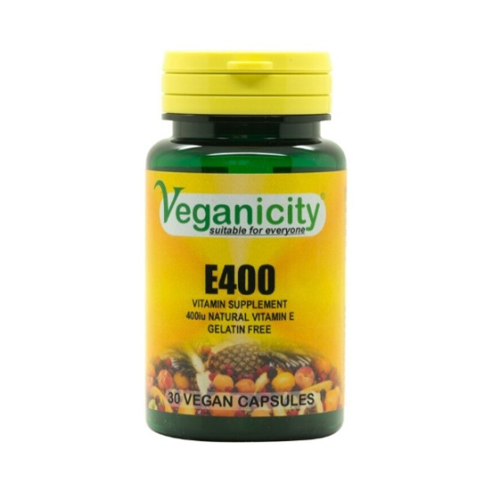 Veganicity E400 - Vitamín E, 30 vegan kapslí>