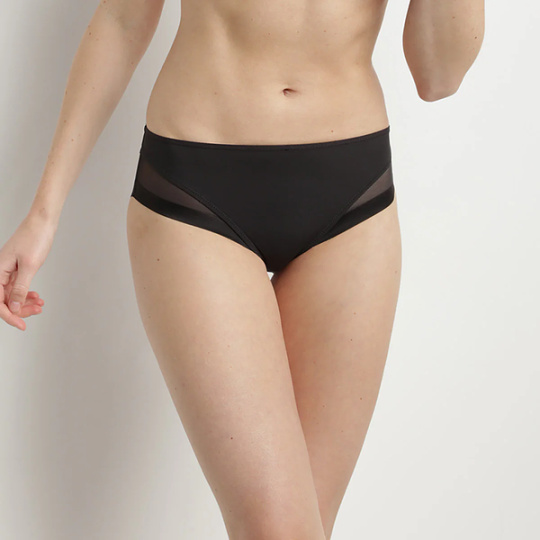 DIM GENEROUS CLASSIC SLIP - Dámské kalhotky - černá