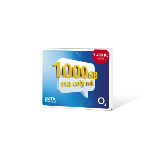 O2 Roční datové připojení 1 TB Bundle 3+1