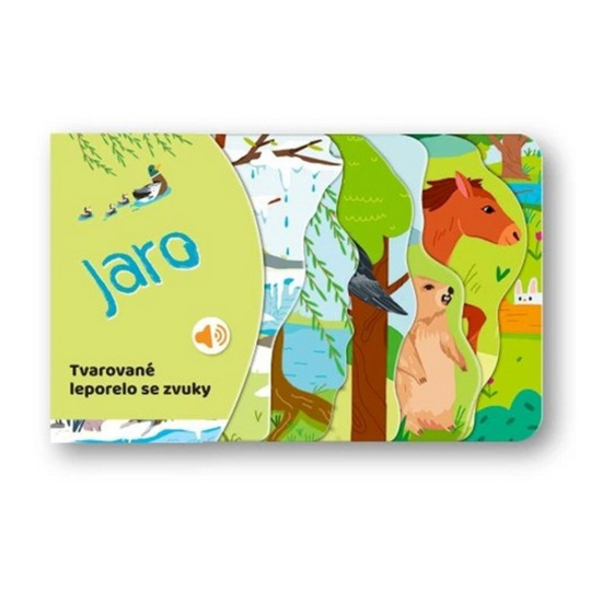Tvarované leporelo se zvuky - Jaro