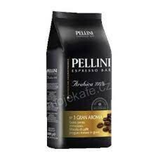 Pellini Gran Aroma N.3, 100% Arabica zrnková káva 1kg