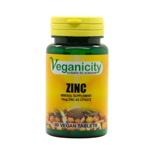 Veganicity Zinek citrát 10mg, 90 vegan tablet>
