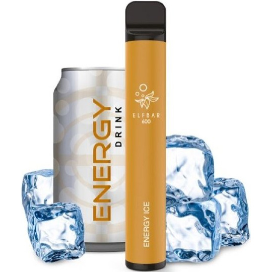 Elf Bar 600 jednorázová e-cigareta 550mAh Energy Ice 10mg 1 ks