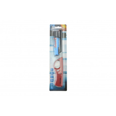 Plamínkový zapalovač s dětskou pojistkou (25/26,5cm) + plyn - Mix barev