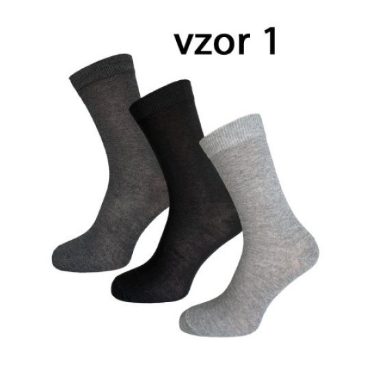Klasické ponožky 5093 3 vzor 1