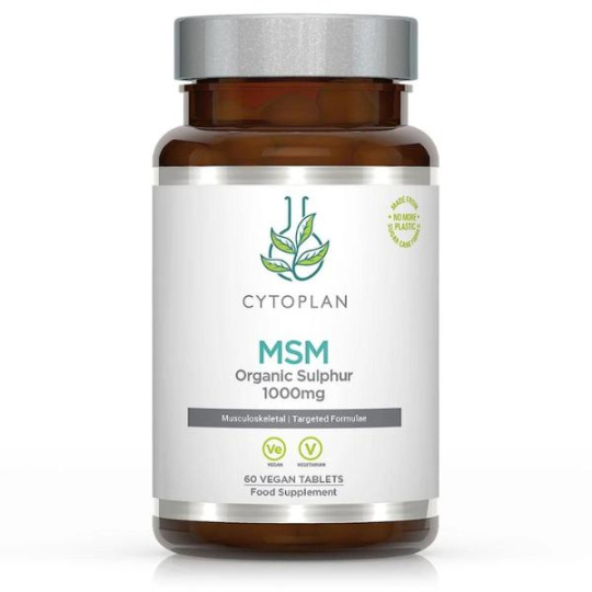 Cytoplan MSM organická síra 1000 mg, 60 vegan tablet>