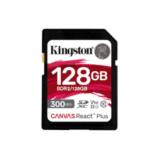 Kingston Canvas React Plus/SDHC/128GB/UHS-II U3 / Class 10 Kingston Canvas React Plus/SDHC/128GB/UHS-II U3 / Class 10