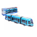 Tramvaj s efekty, městská hromadná doprava 44cm, modrá