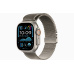 Apple Watch Ultra 2/49mm/Natural/Elegant Band/Natural Titanium Milanese/Small