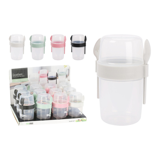 dóza na svačinu kul. 1,1l + příbor PH mix barev