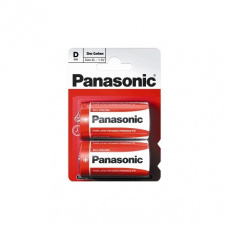 PANASONIC batere zinko-uhlik. ZINC.CARBON D/R20 ; BL2