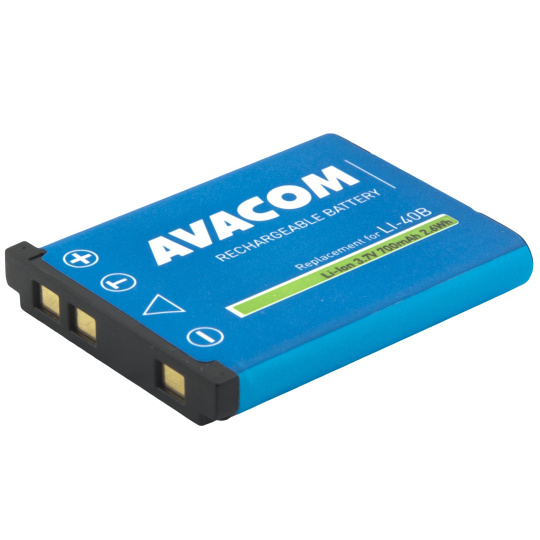Baterie AVACOM Olympus Li-40B, Li-42B, Fujifilm NP-45, Nikon EN-EL10 Li-Ion 3.6V 700mAh 2.6Wh