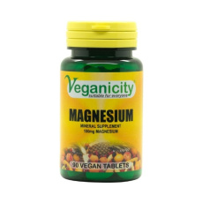 Veganicity magnesium (hořčík) 100mg, 90 vegan tablet>