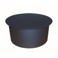 víčko kouřové 125mm t.1,5mm ČER