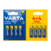 baterie mikrotužková AAA LR03 (4+4ks) alkalická Longlife Power VAR