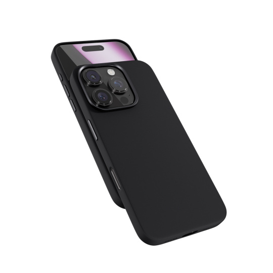 Epico Mag+ Silicone Pro kryt iPhone 16 Pro - černý