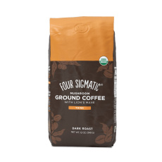 Lion's Mane Mushroom Ground Coffee Mix BIO, prášek Four Sigmatic