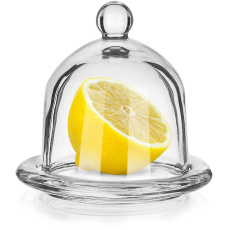 dóza na citron 9,5cm LIMON skleněná