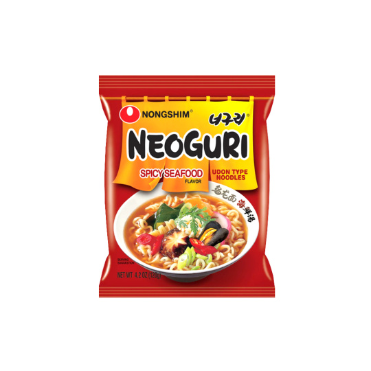 NONGSHIM Neoguri Ramyun Hot Instantní Nudlová Polévka, 120g