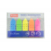 Plastové zvýrazňující samolepící záložky EASY (12x45mm) - 125 lístků mix barev