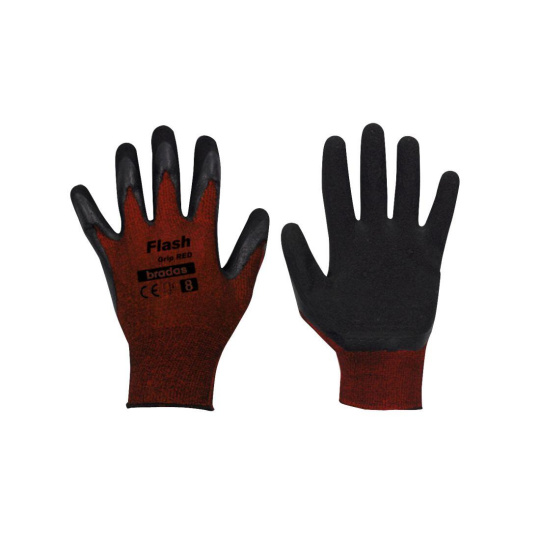 rukavice FLASH GRIP latex 9