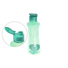 Sportovní lahev na vodu 0,9l s krytem a nápitkem - Zelená