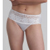 PLAYTEX FLOWER ELEGANCE RCS MIDI BRIEF - Dámské krajkové kalhotky - bílá