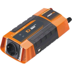 Měnič napětí Carspa PID400 12V/230V+USB 400W, modifikovaná sinus, digitální display