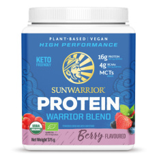 Protein Blend BIO lesní plody, prášek 375 g Sunwarrior