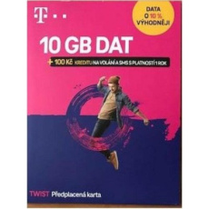 T-Mobile SIM Twist s Námi 10GB T-Mobile SIM Twist s Námi 10GB