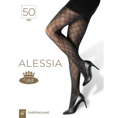 punčochové kalhoty vzorované Alessia 50 DEN