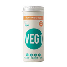 Multivitamin VEG1 s příchutí pomeranč, žvýkací tablety 180 ks>