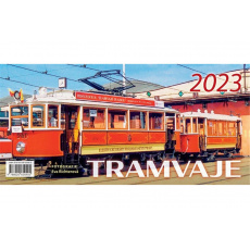 Kalendář 2023 - Tramvaje (stolní)